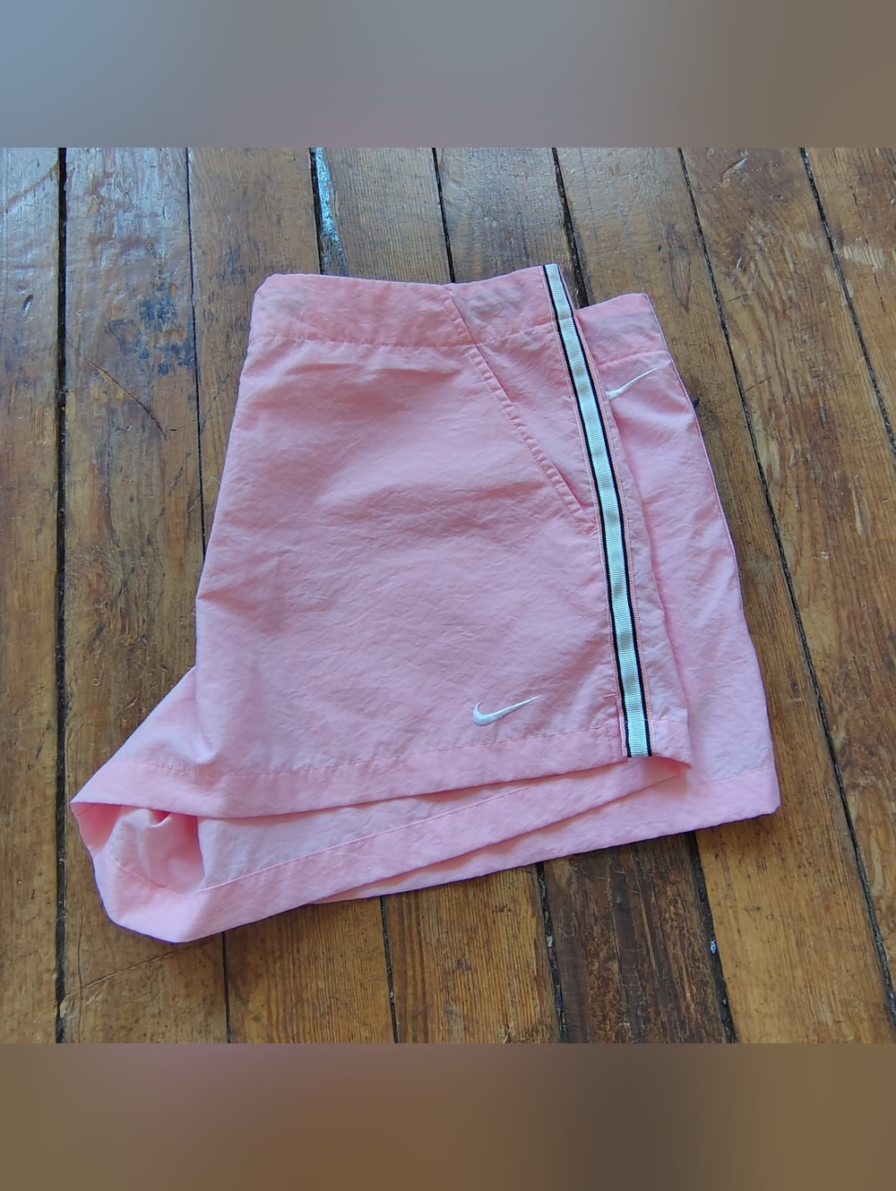 Y2K Vintage Nike Pastel Pink Golf Athletic Shorts Sz Large Women's Running Short